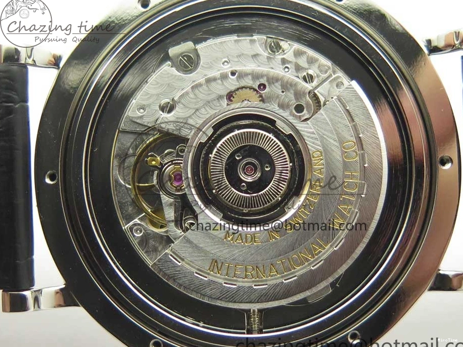 MIROTIME 0223 Supportive Portofino Automatic SS AF 1:1 Best Edition White Dial on Black Croco Leather Strap A 7184